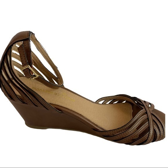 Montego Bay Club Wedge Shoes brown Size 9 - Picture 1 of 4